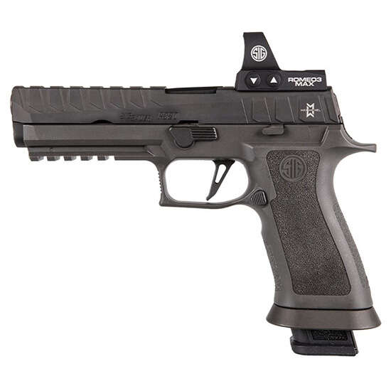 Handguns Sig Sauer Ready Series 9mm P320 9MM 5IN MAX BLK STRIKER MOD HVY X GRIP4-21RD RAIL ROMEO3 MAX